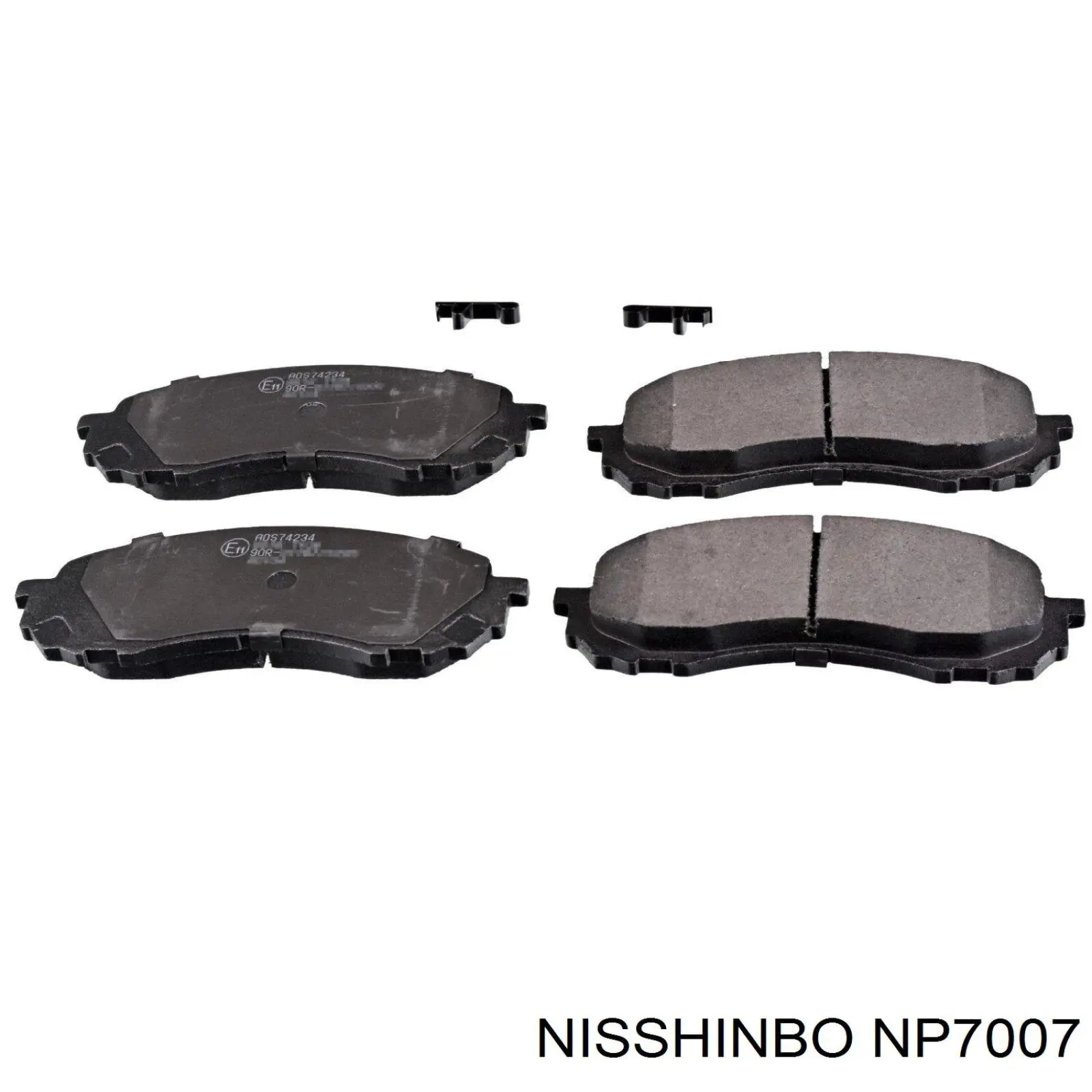 Купить NP7007 Nisshinbo Колодки тормозные
