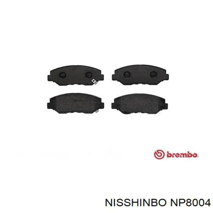 Колодки Nisshinbo NP8004 цена, от 29.46 USD