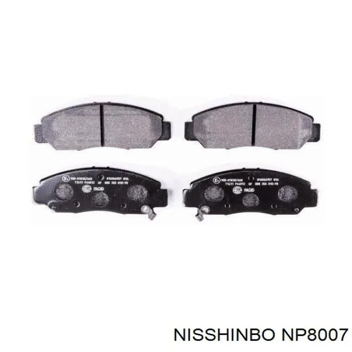 Колодки Nisshinbo NP8007 цена, от 24.52 USD