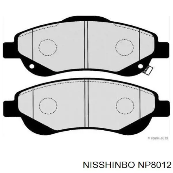 Купить NP8012 Nisshinbo Колодки тормозные