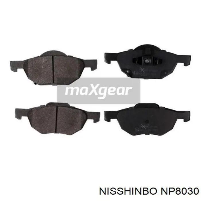 Купить NP8030 Nisshinbo Колодки тормозные