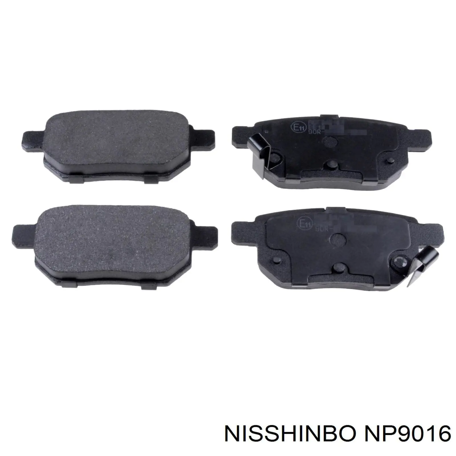 Колодки дисковые  Nisshinbo NP9016 цена, от 26.37 USD