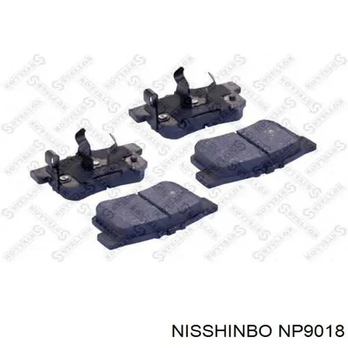 Колодки гальмові задні, дискові NP9018 Nisshinbo
