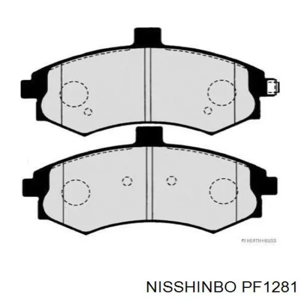 Купить PF1281 Nisshinbo Колодки тормозные