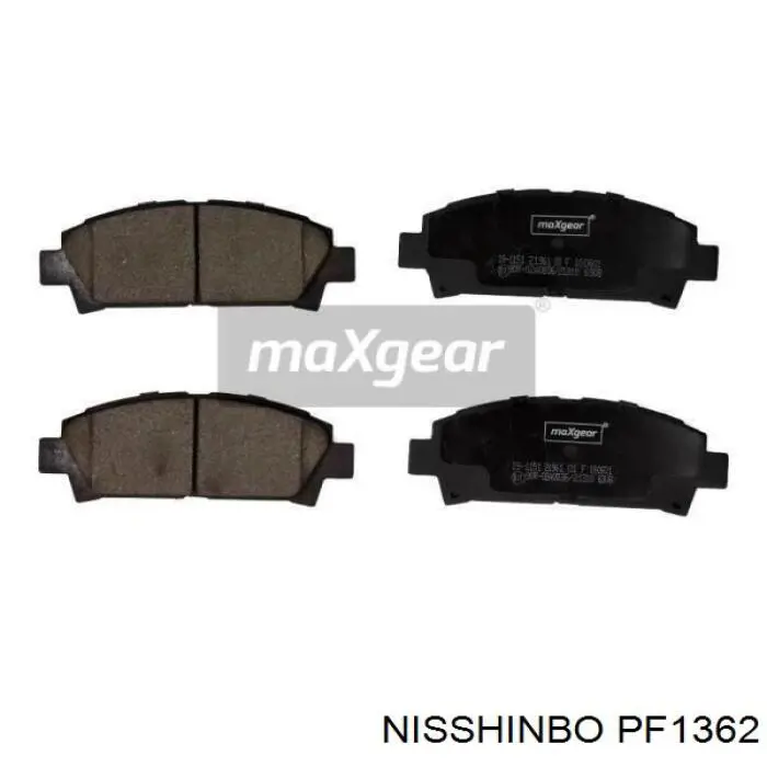 PF1362 Nisshinbo колодки тормозные передние дисковые