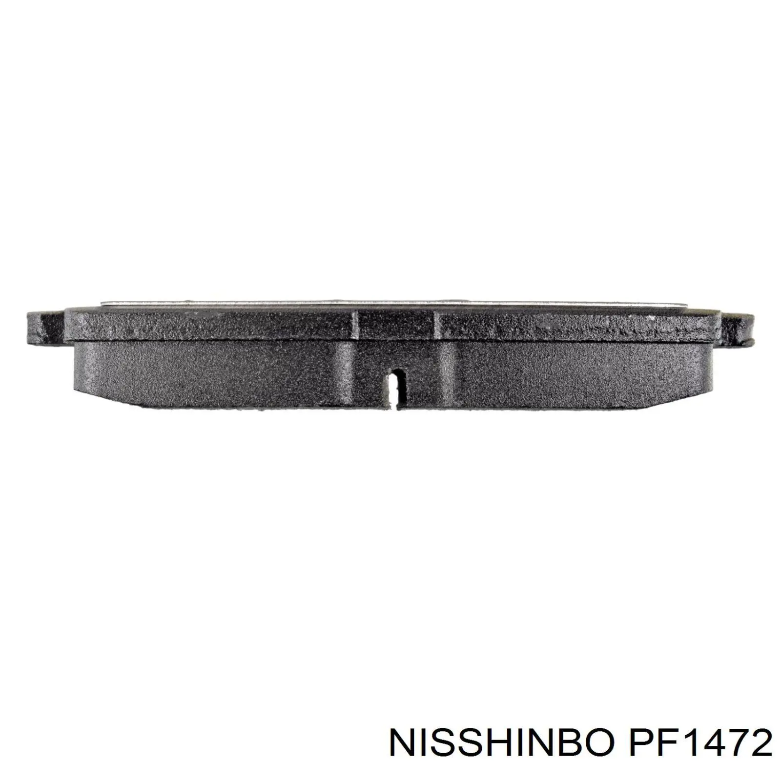 Передние тормозные колодки PF1472 Nisshinbo