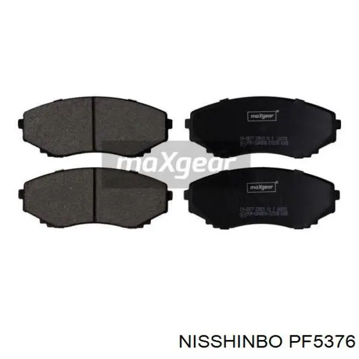 Передние тормозные колодки PF5376 Nisshinbo