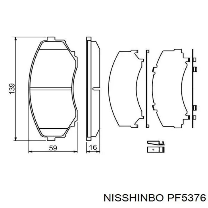 Колодки Mitsubishi TS200055 цена, от 23.89 USD