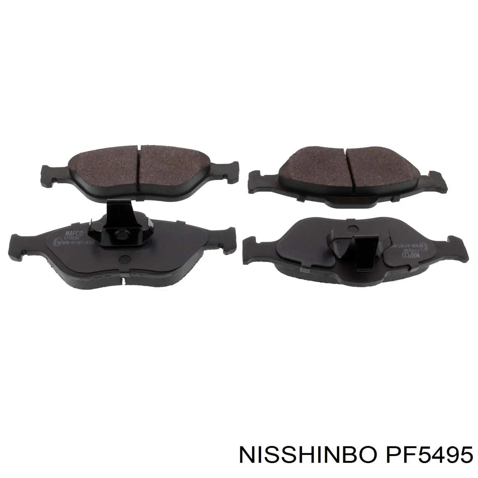 Передние тормозные колодки PF5495 Nisshinbo