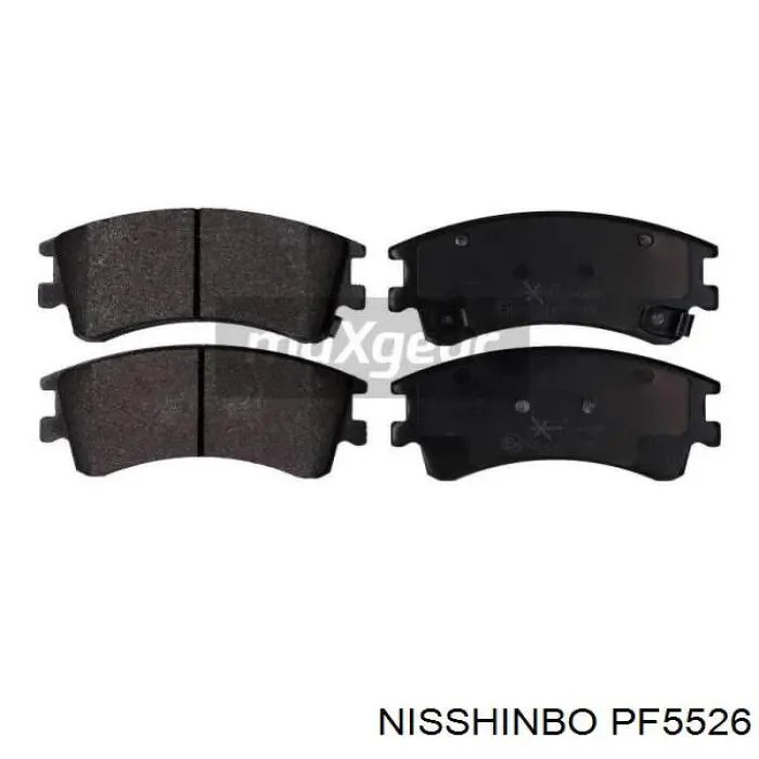 PF5526 Nisshinbo колодки тормозные передние дисковые