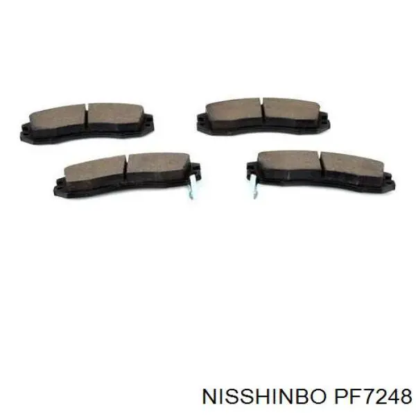 PF7248 Nisshinbo Колодки передние