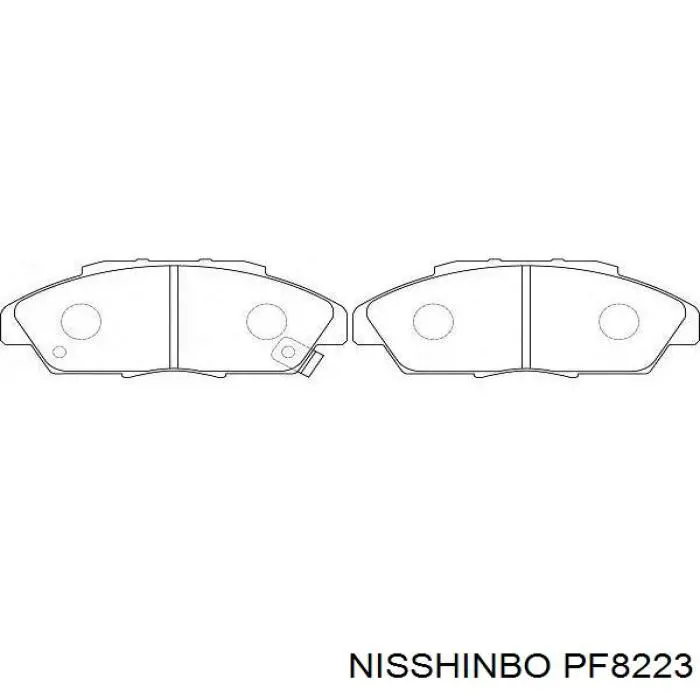 Передние тормозные колодки D5053M Kashiyama
