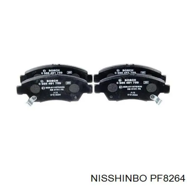 Колодки Nisshinbo PF8264 цена, от 19.93 USD