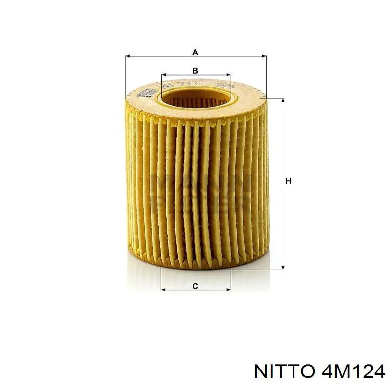 4M124 Nitto масляный фильтр