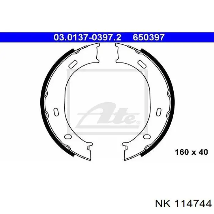 114744 NK диск сцепления