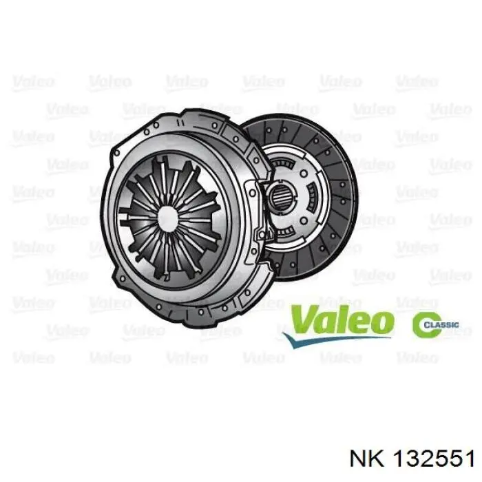 Купить 132551 NK Комплект сцепления (диск, корзина, подшипник)