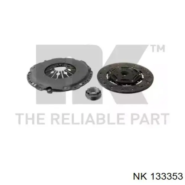 133353 NK kit de embraiagem (3 peças)