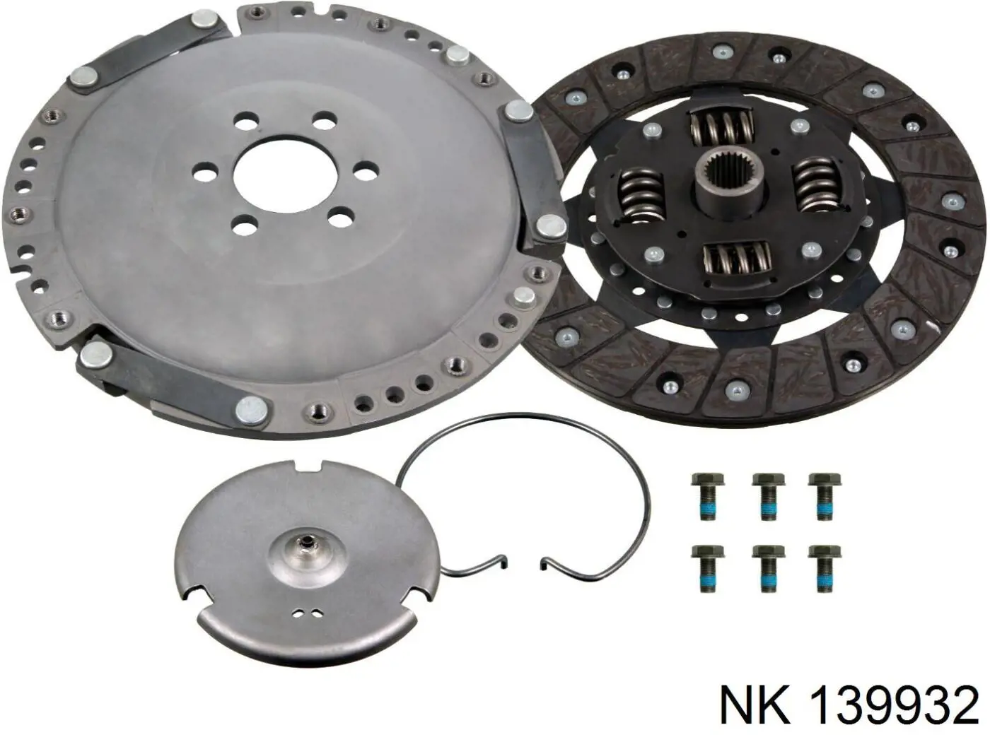 139932 NK kit de embraiagem (3 peças)