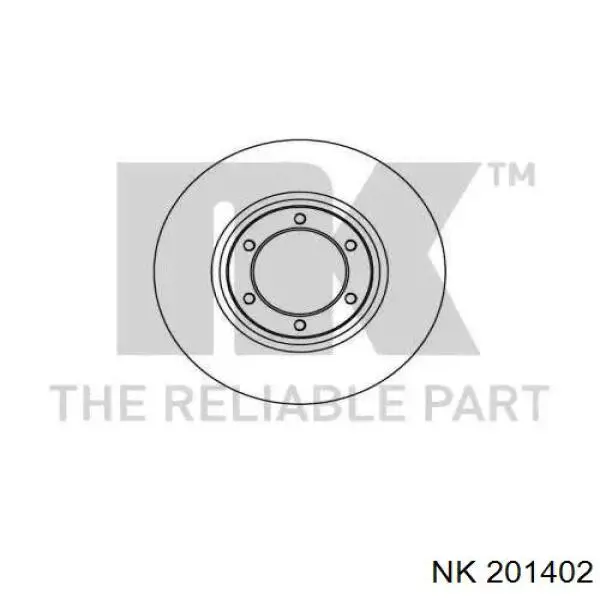 201402 NK диск тормозной передний
