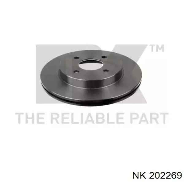 202269 NK диск тормозной передний