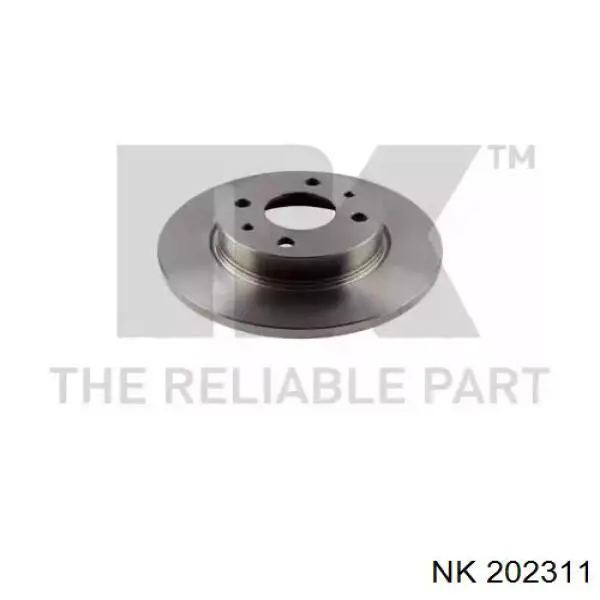 202311 NK диск тормозной передний