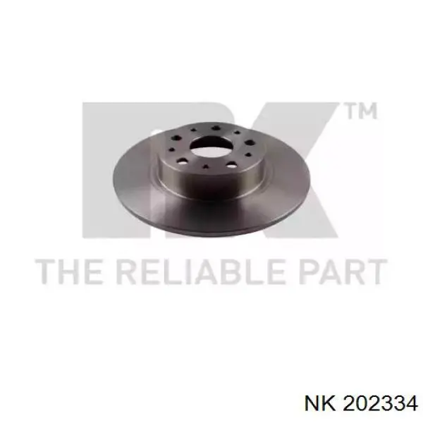 202334 NK диск тормозной задний