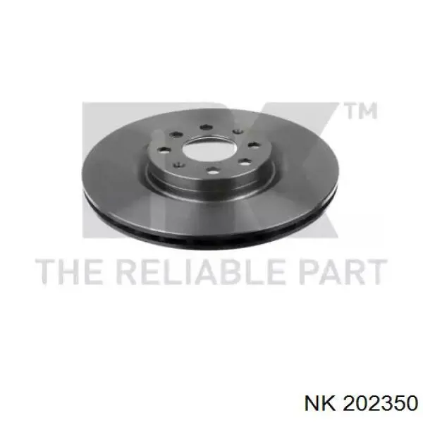 202350 NK диск тормозной передний