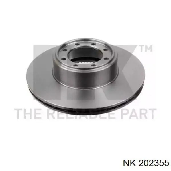 202355 NK диск тормозной задний
