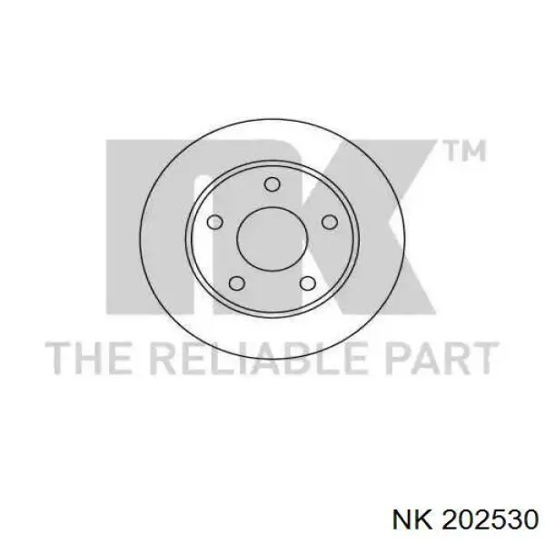 202530 NK передние тормозные диски
