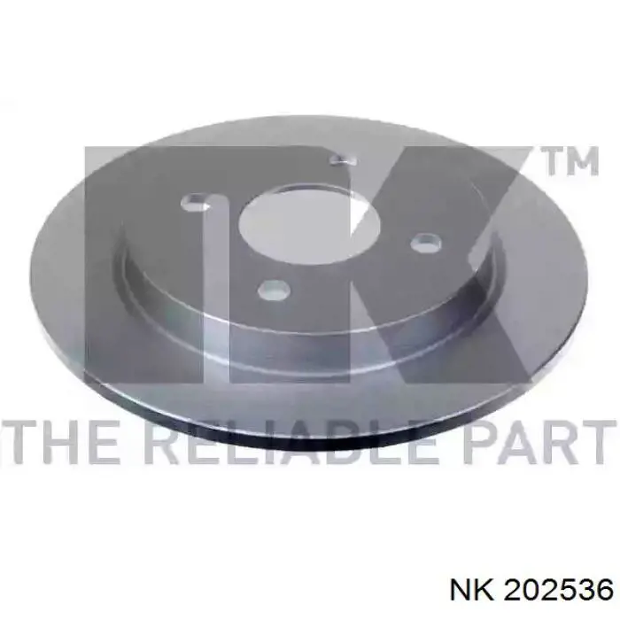 202536 NK диск тормозной задний