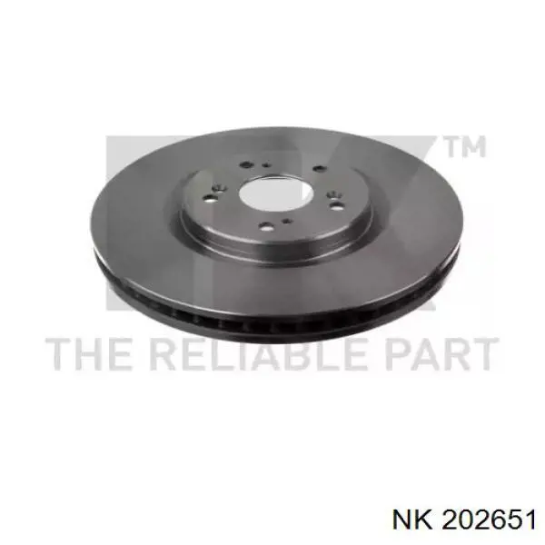 202651 NK диск тормозной передний