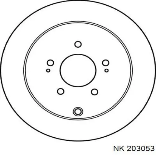 Тормозные диски 203053 NK