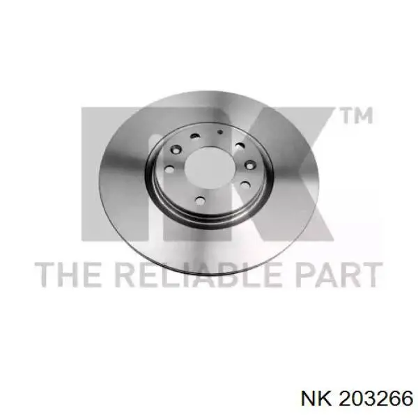 203266 NK диск тормозной передний