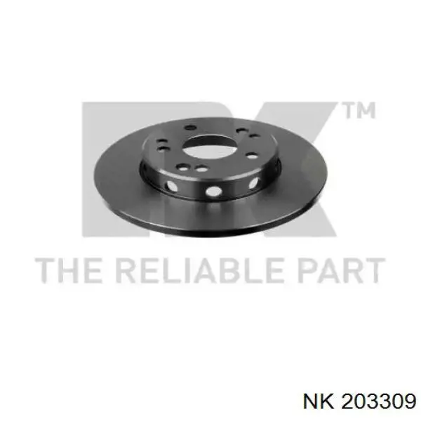 203309 NK диск тормозной передний