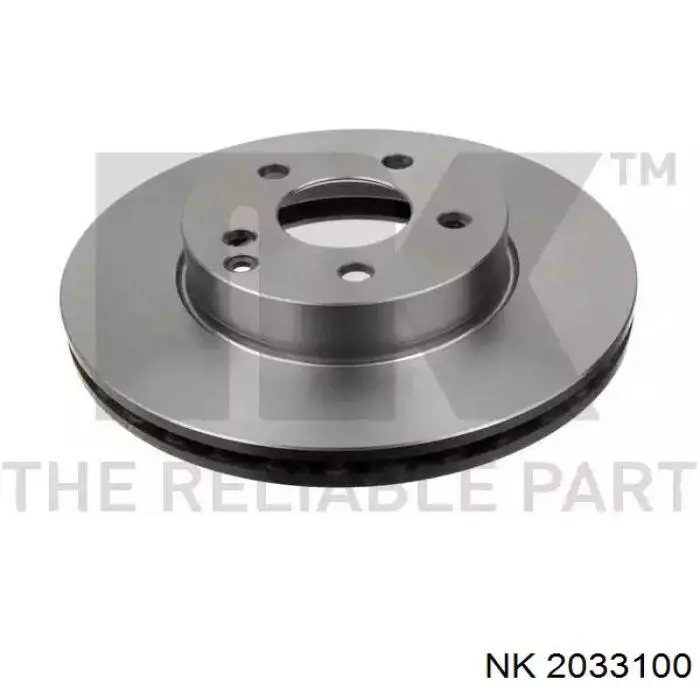 2033100 NK диск тормозной передний