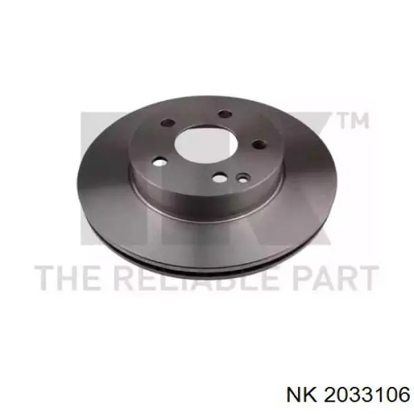2033106 NK диск тормозной передний