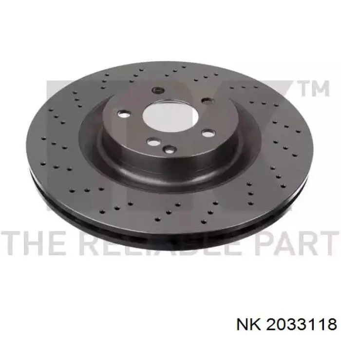 2033118 NK disco do freio dianteiro