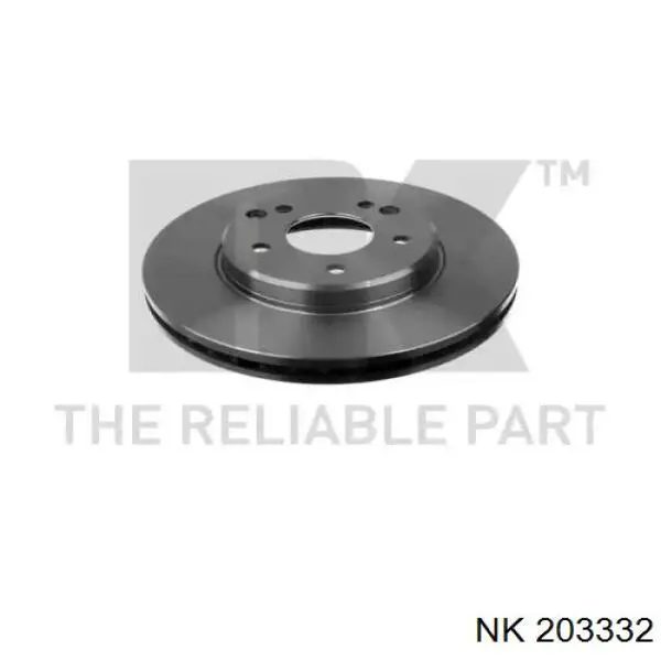 203332 NK диск тормозной передний
