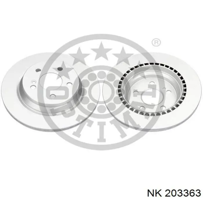 Задний тормозной диск NK 203363 цена, от 48.45 USD