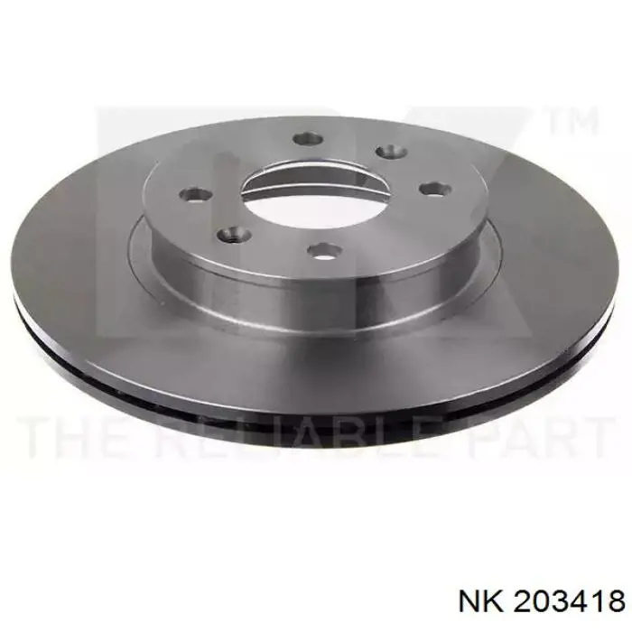 203418 NK диск тормозной передний