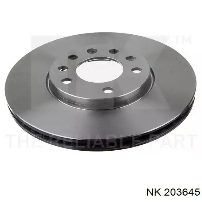 203645 NK диск тормозной передний