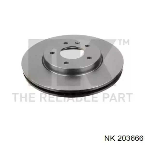 203666 NK диск тормозной передний