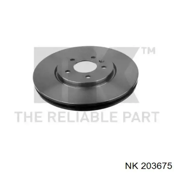 203675 NK диск тормозной передний