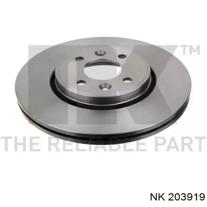 203919 NK диск тормозной передний
