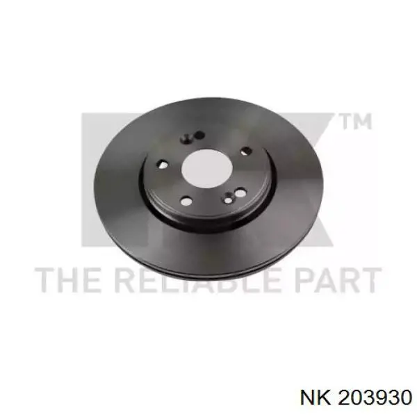 203930 NK диск тормозной передний