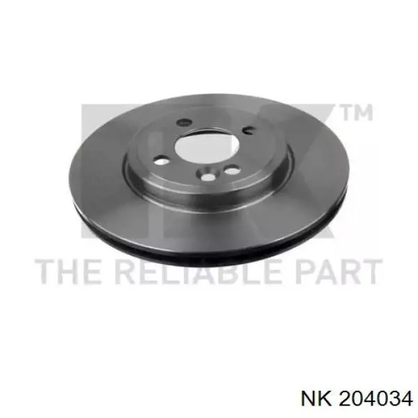 204034 NK диск тормозной передний