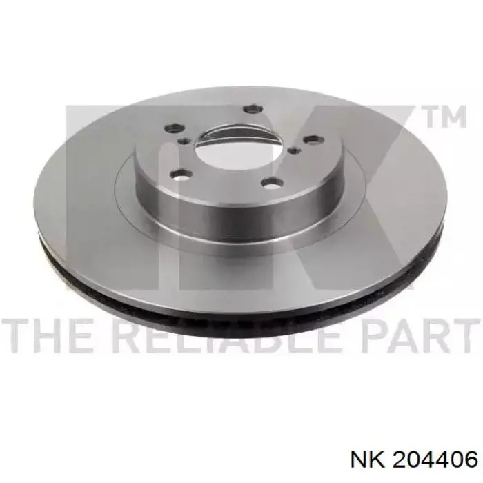204406 NK диск тормозной передний