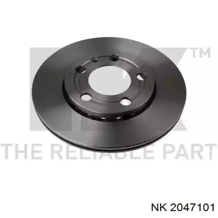 2047101 NK диск тормозной передний