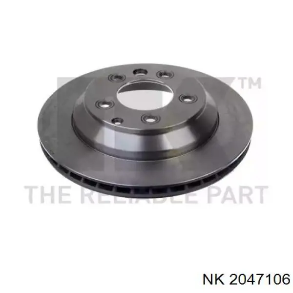 2047106 NK диск тормозной задний