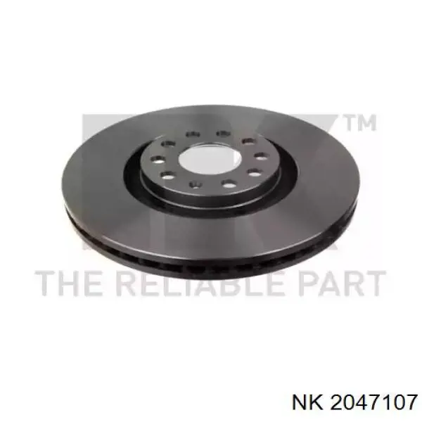 2047107 NK диск тормозной передний